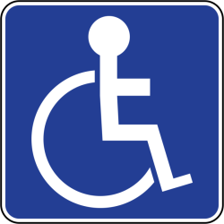 Handicap logo accessible clipart handicapped cripple disabled word patrons parking accessibility access library disability logos wheelchair vs laws jpeg im